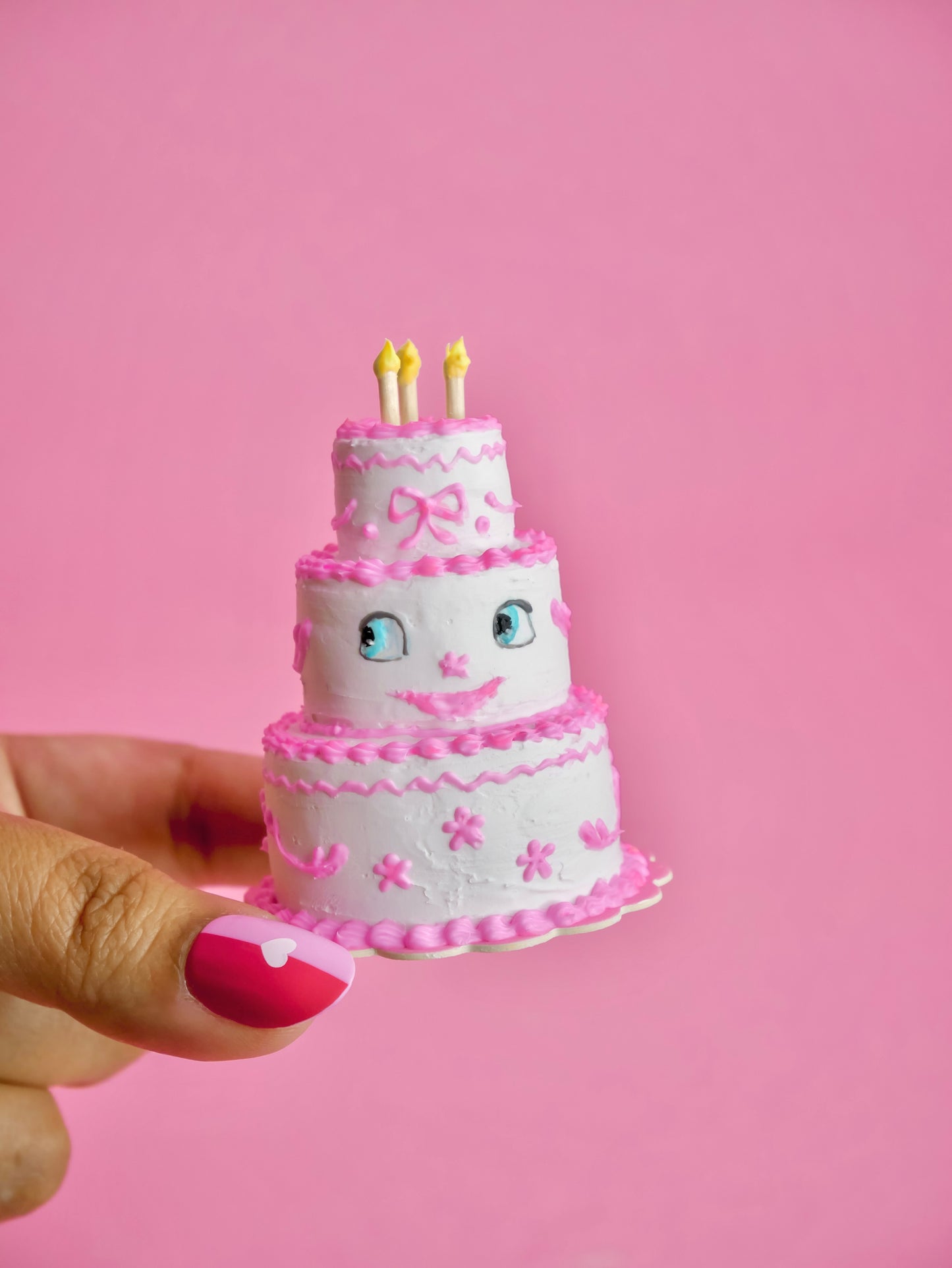 Three-Tiered Bob Baker Puppet Cake