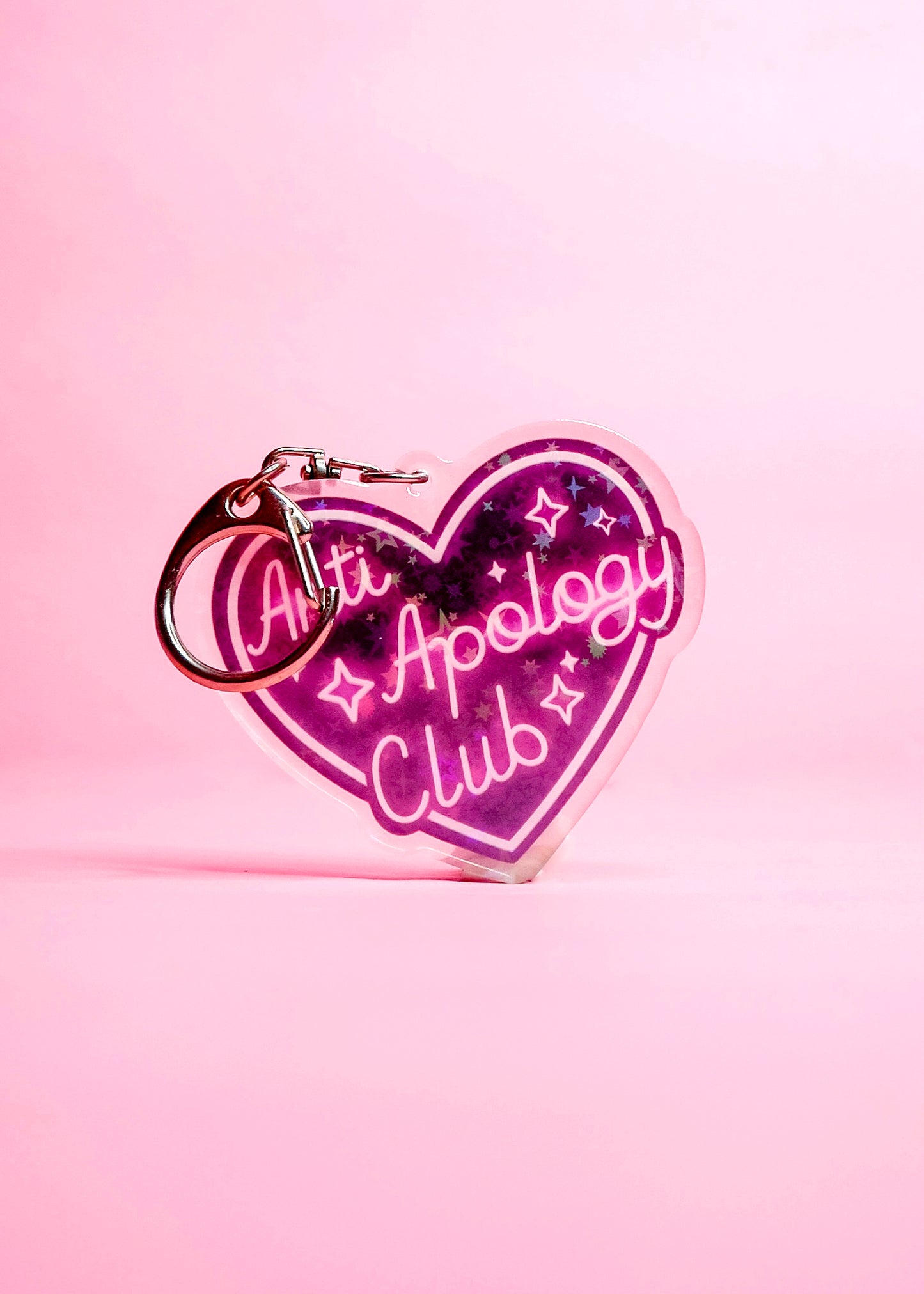 Anit-Apology Club Bag Charm/Keychains