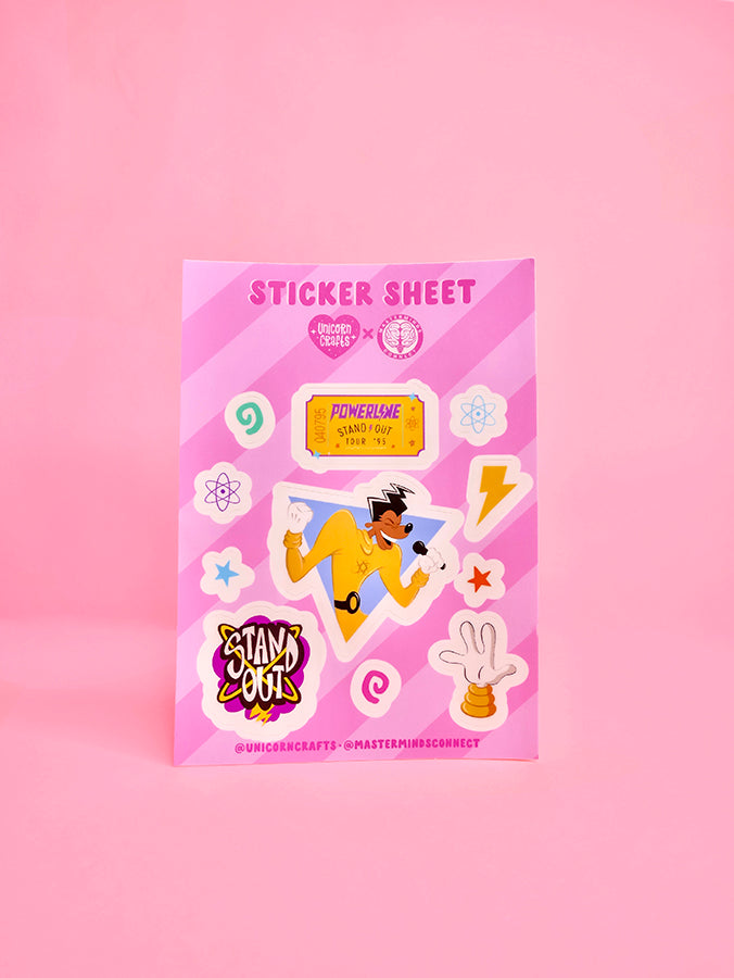 Powerline Sticker Sheet