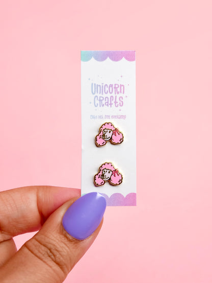 Poodle Earrings