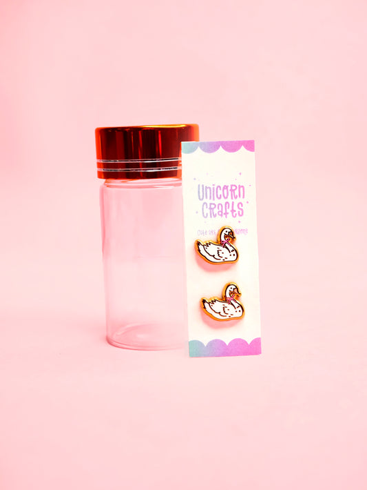 Swan Earrings