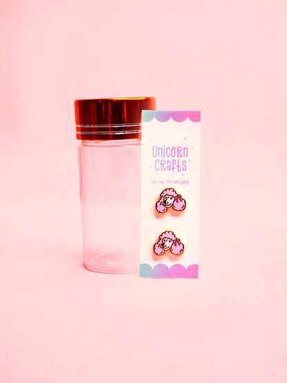 Poodle Earrings