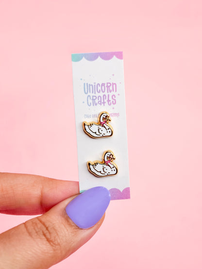 Swan Earrings