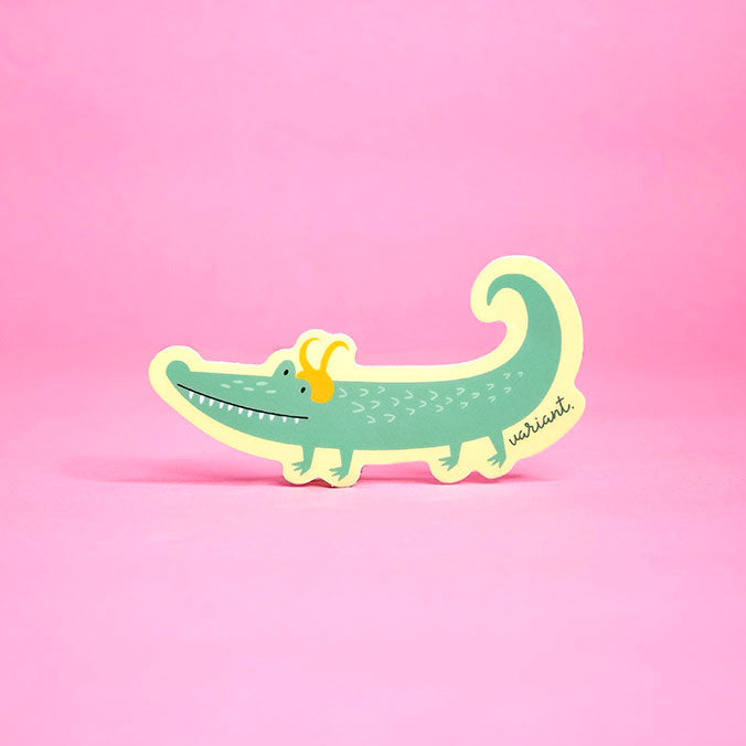 Alligator Loki Sticker