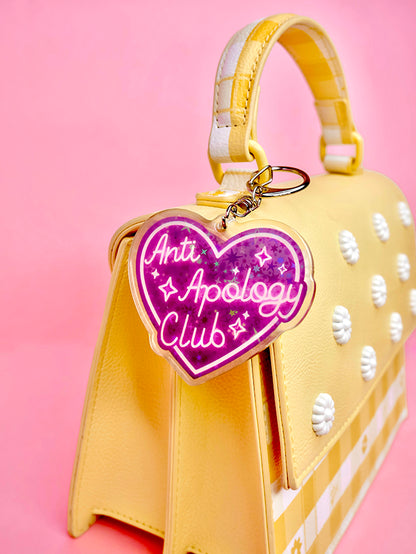 Anit-Apology Club Bag Charm/Keychains