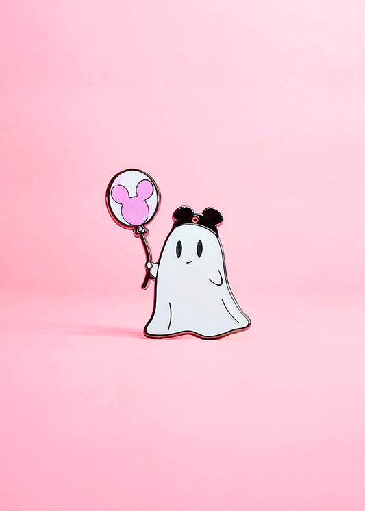 Balloon Ghost Parks Edition (Lilac) Enamel Pin