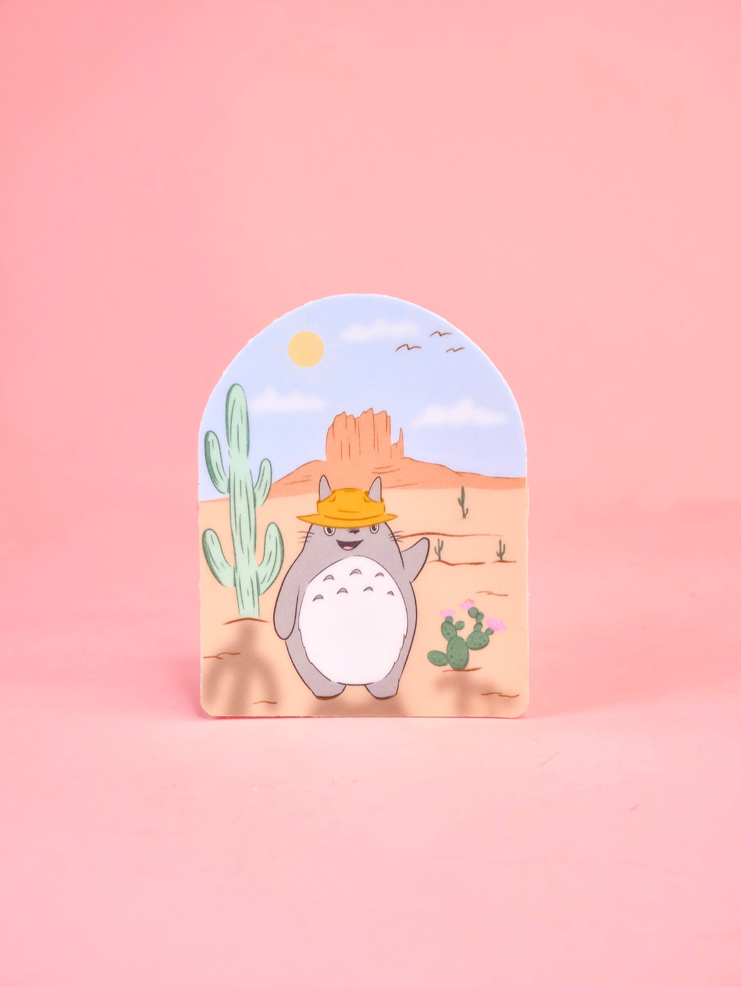 Totoro Desert Sticker