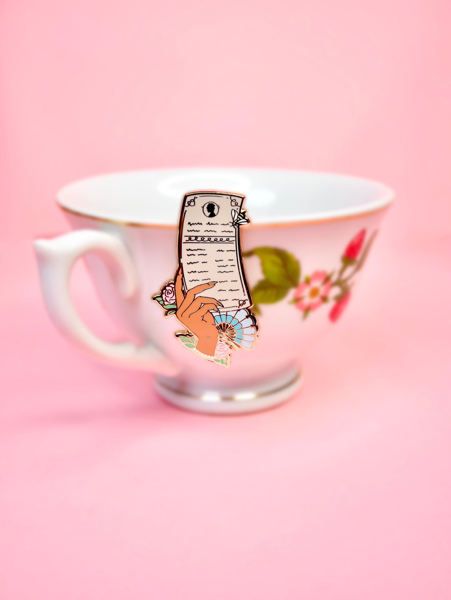 Lady Whistledown (Medium) Enamel Pin