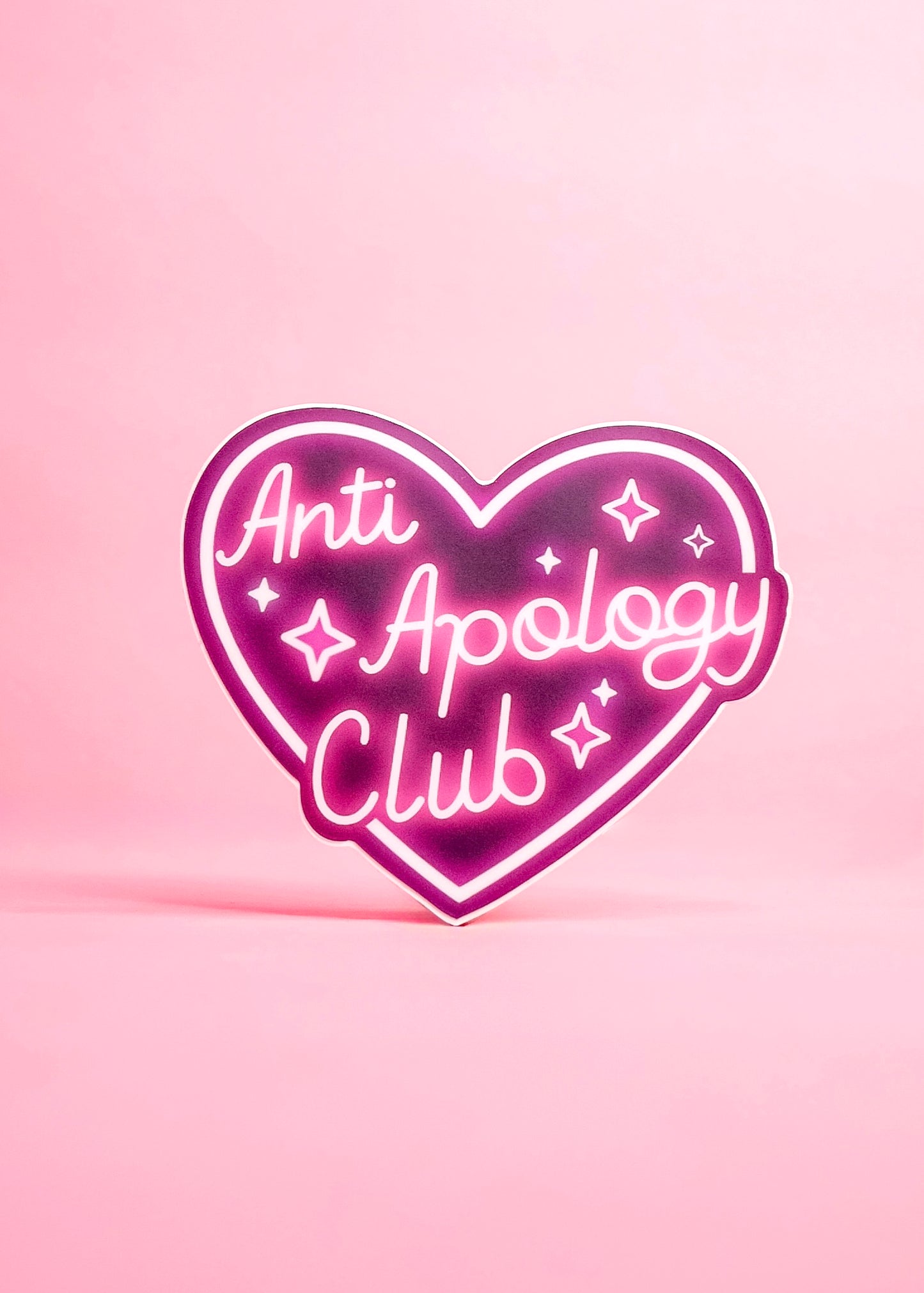 Anti-Apology Club Sticker