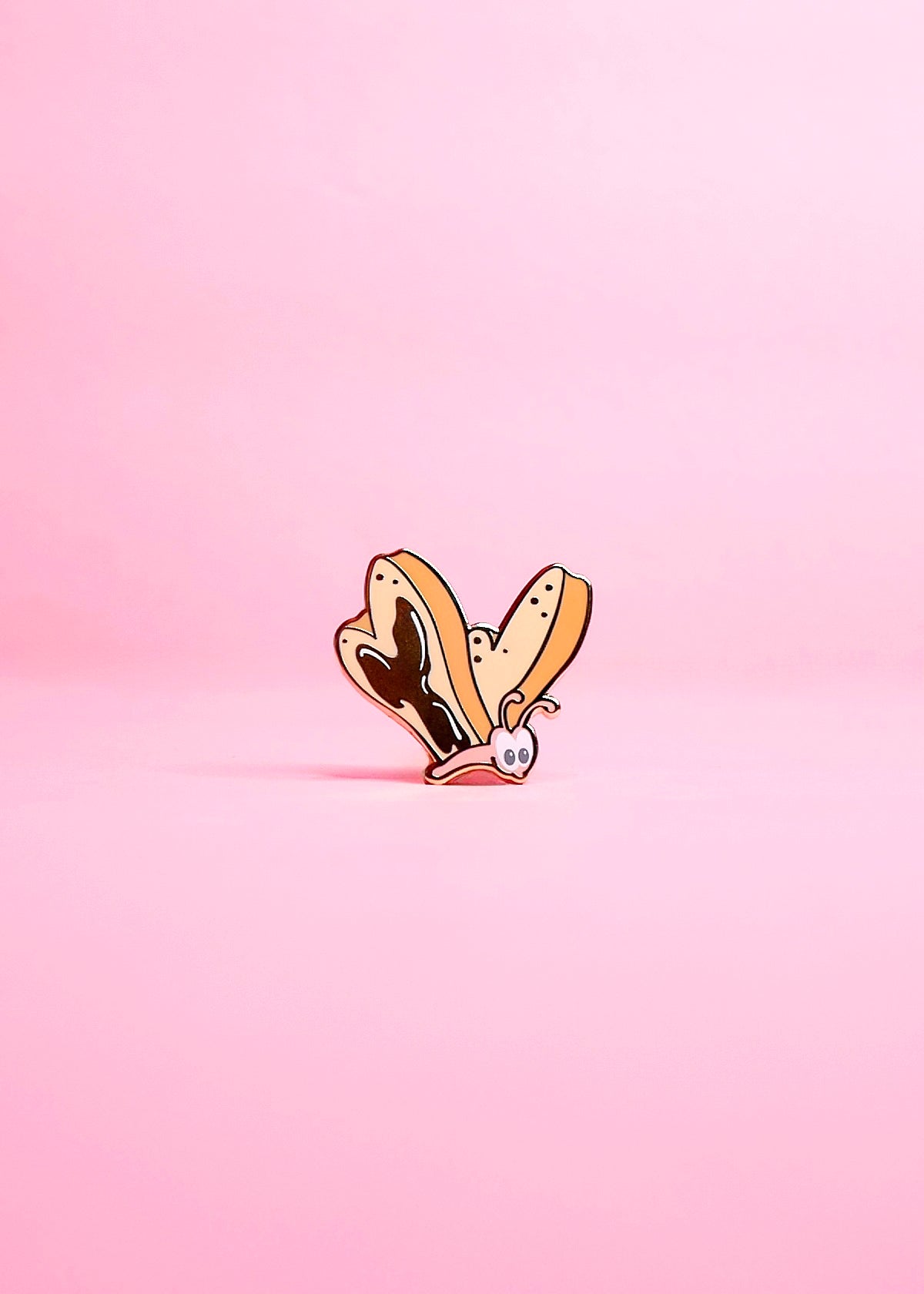 Bread and Butterfly Enamel Pin