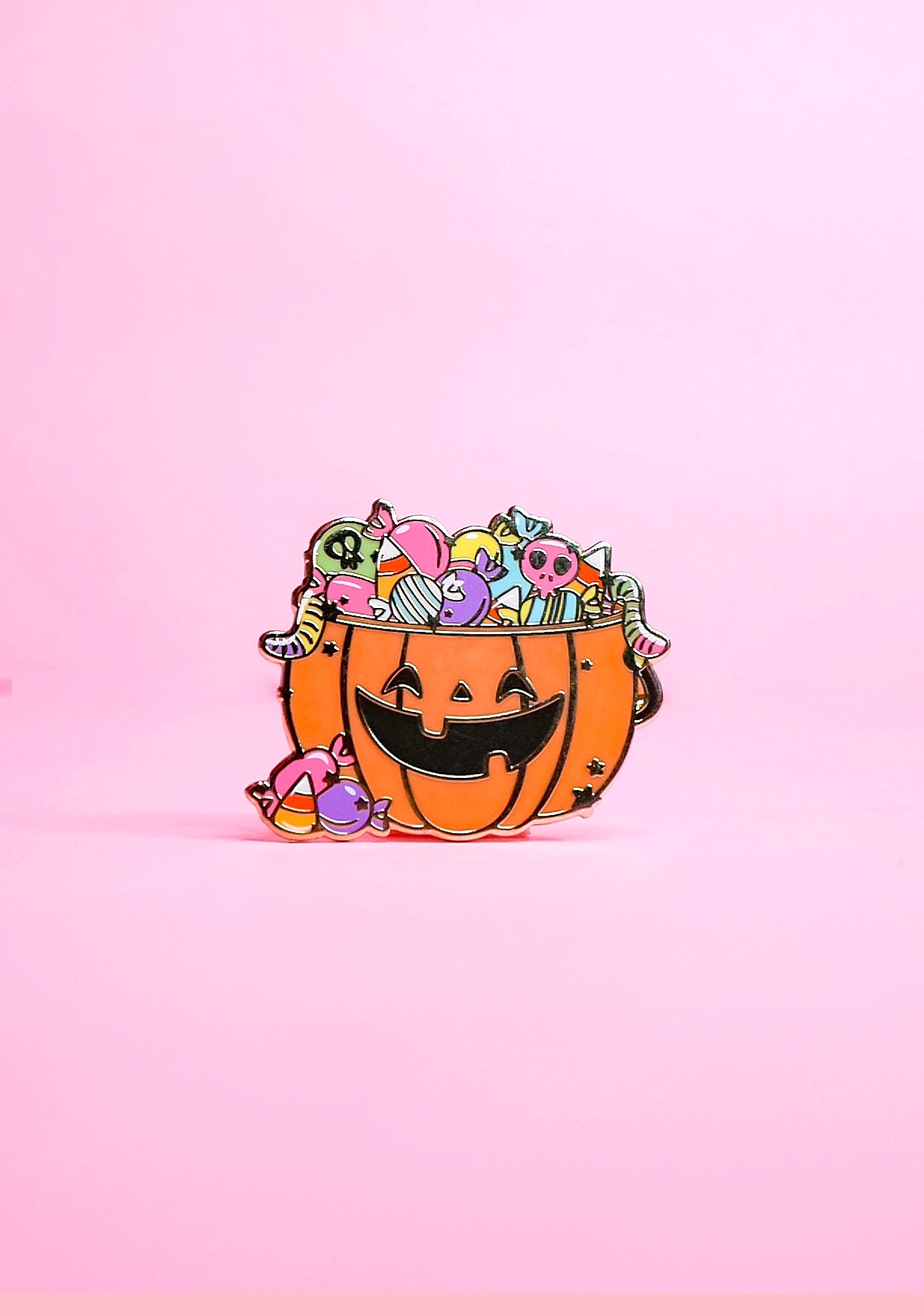 Trick or Treat Enamel Pin