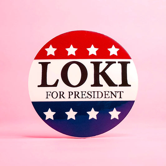 Loki for President Sticker