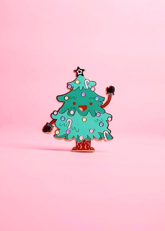 Holiday Tree Enamel Pin