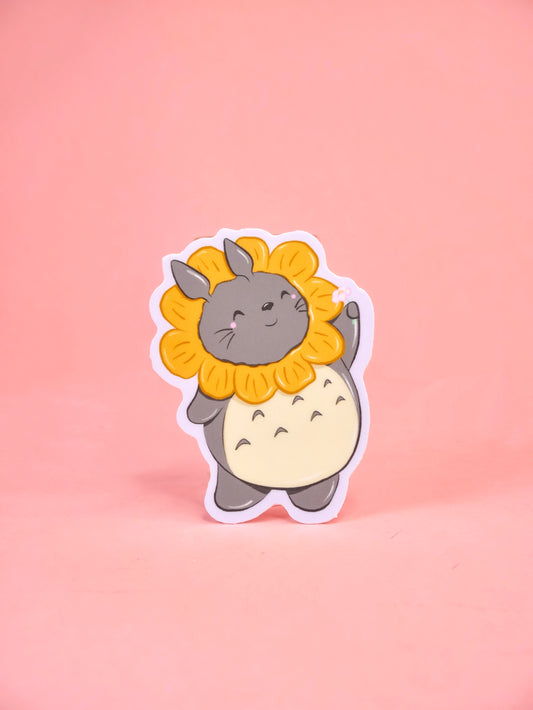 Totoro Flower Sticker