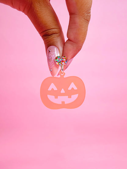 Jack-o-Lantern (Orange) Earrings