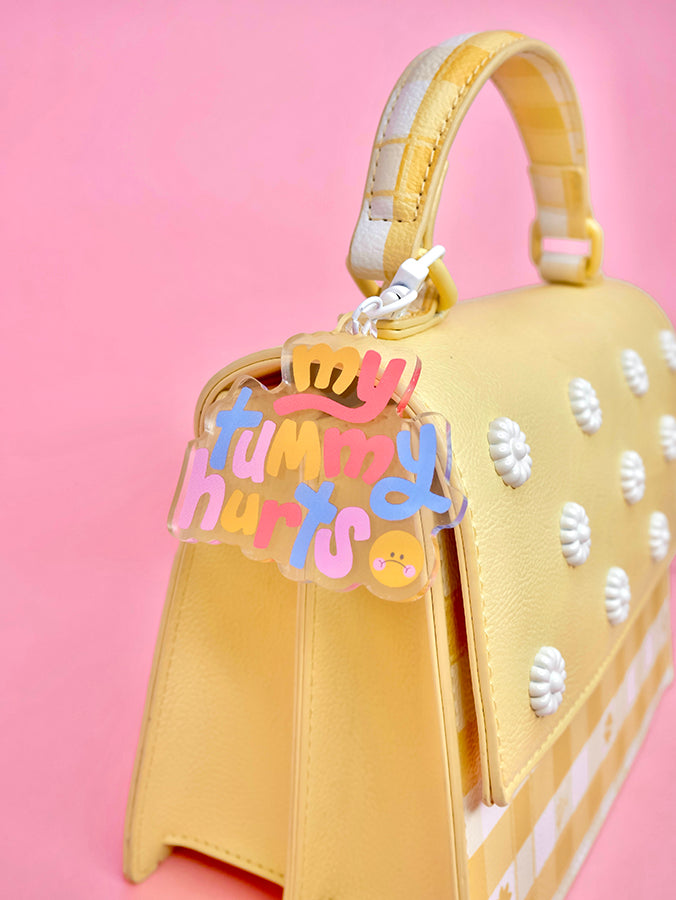 My Tummy Hurts Bag Charm/Keychains