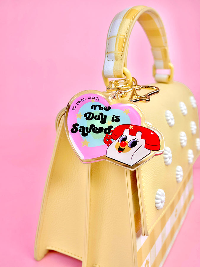 The Day Is Saved Bag Charm/ KeyChains