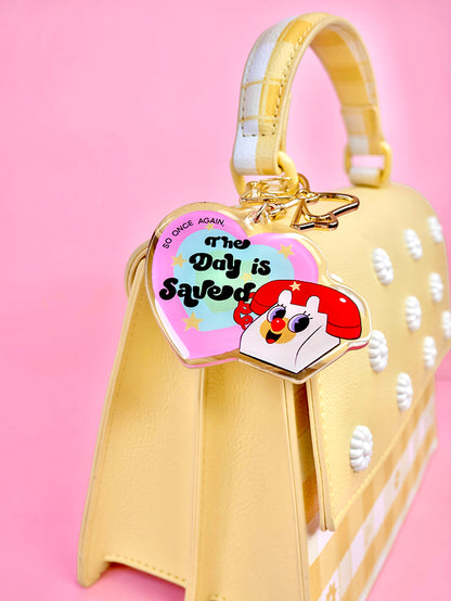 The Day Is Saved Bag Charm/ KeyChains