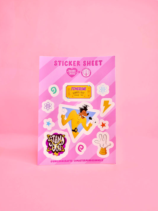 Powerline Sticker Sheet