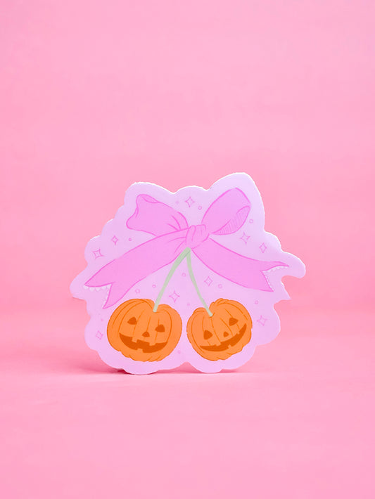 Pumpkin Cherries Sticker