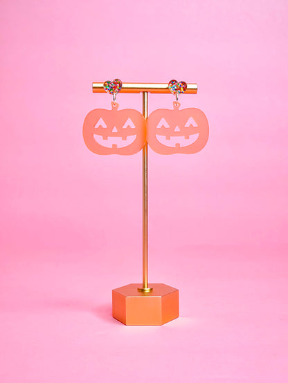 Jack-o-Lantern (Orange) Earrings