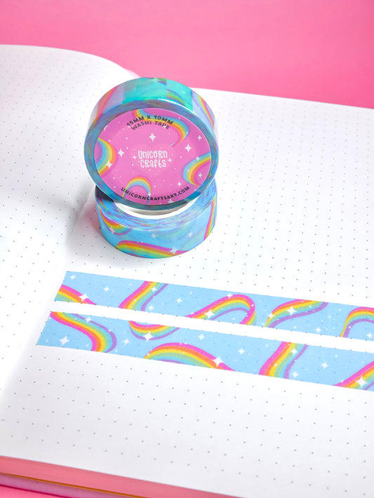 Glitter Rainbow Washi Tape