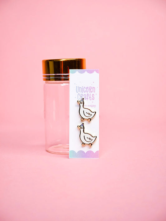 Silly Goose Earring