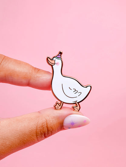 Silly Goose Enamel Pin