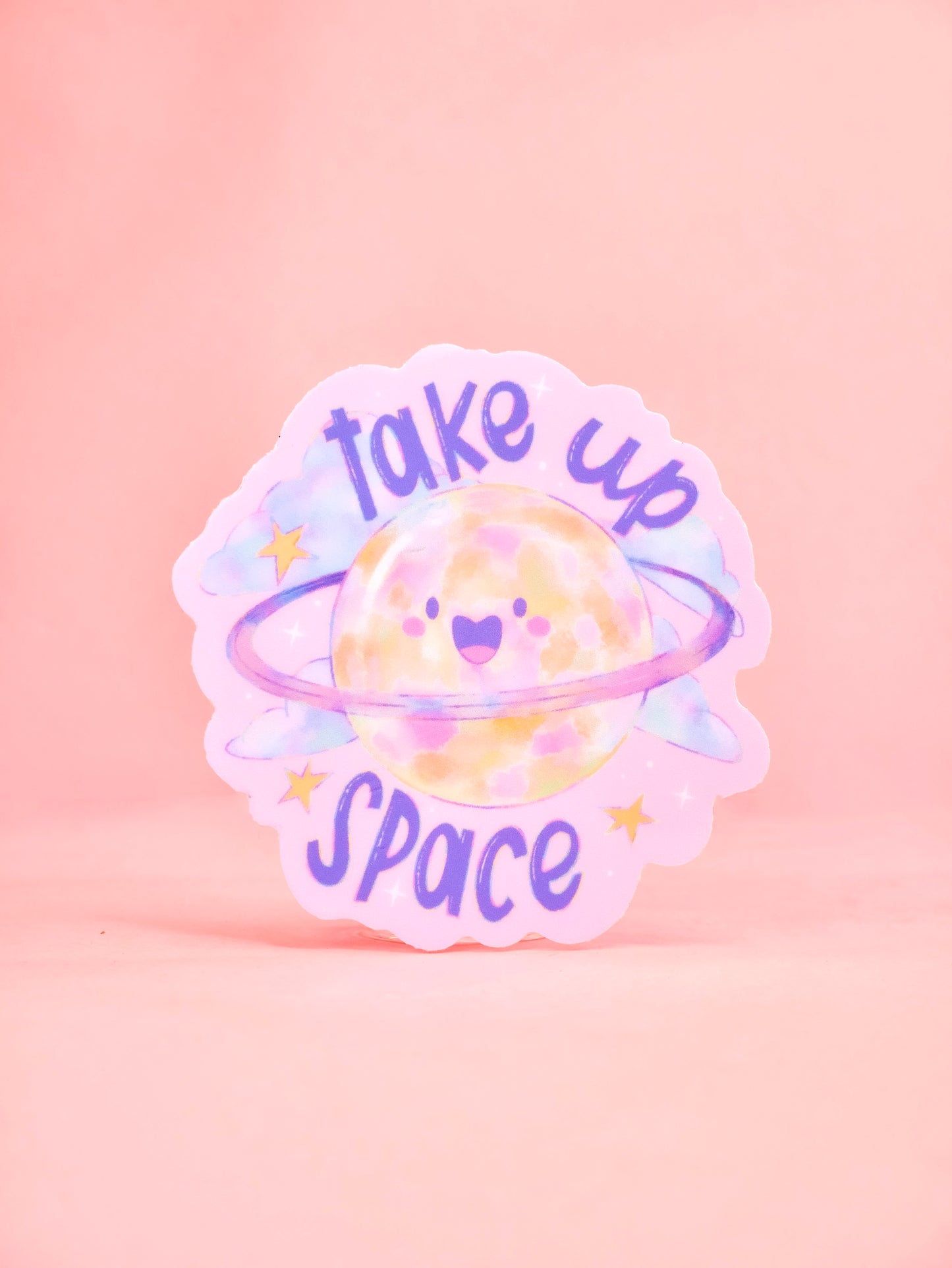 Take Up Space Sticker