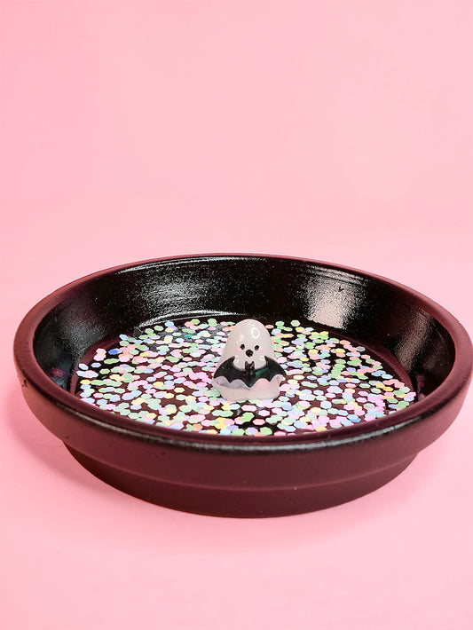 Ghostie Trinket Dish + Incense Holder