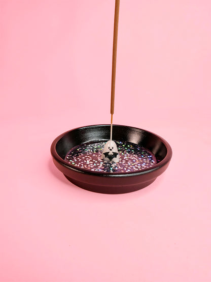 Ghostie Trinket Dish + Incense Holder