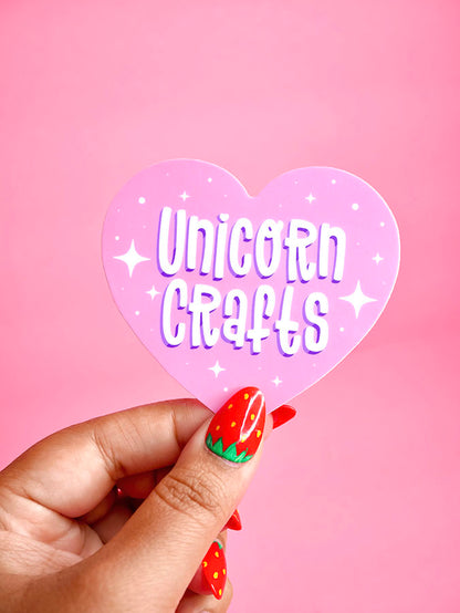 Unicorn Crafts Logo Sticker