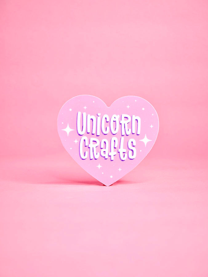 Unicorn Crafts Logo Sticker