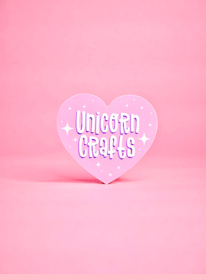 Unicorn Crafts Logo Sticker